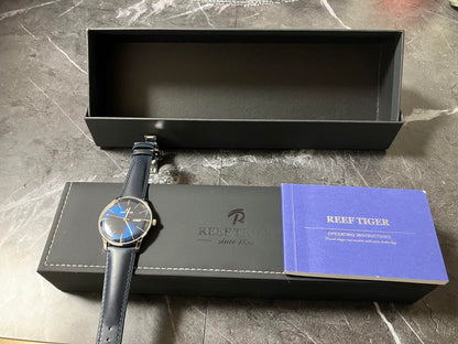 REEF TIGER Mechanical Watch Thin Water-Resistant